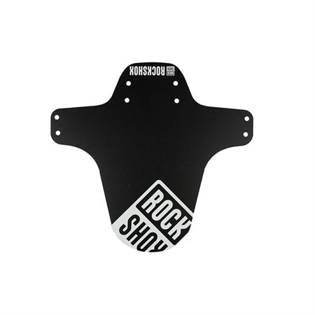 ROCKSHOX Mudguard MTB Fender Front Black with Gloss Silver Print